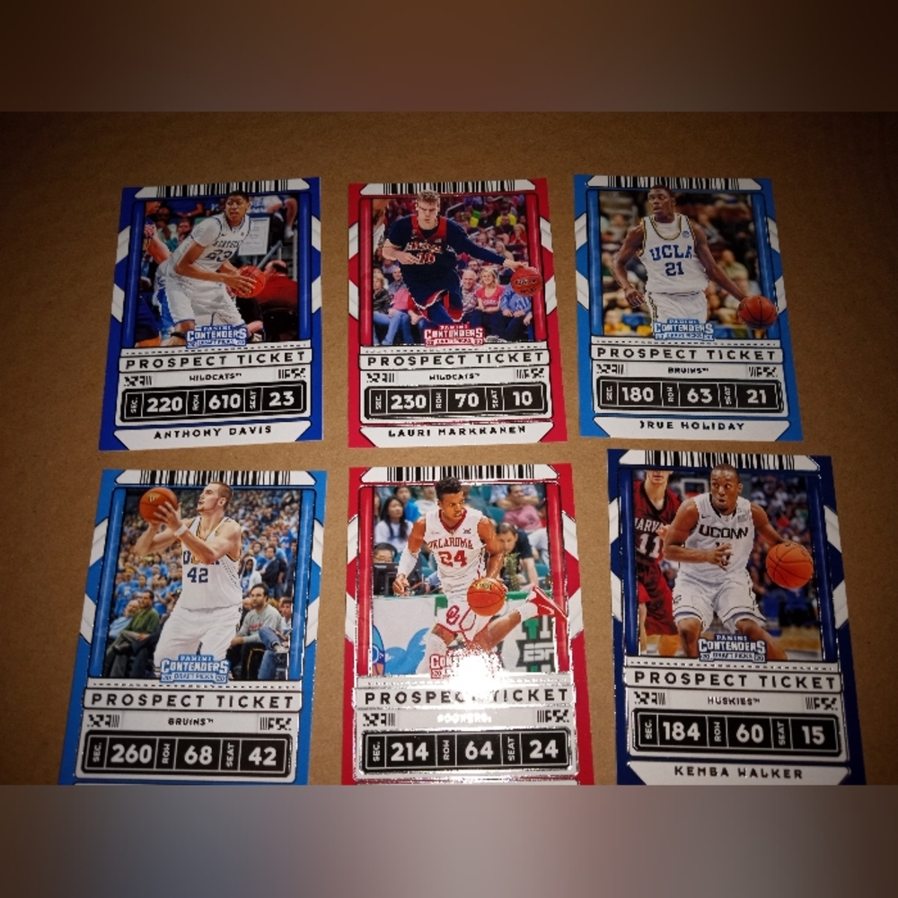 NBA contenders card lot x6